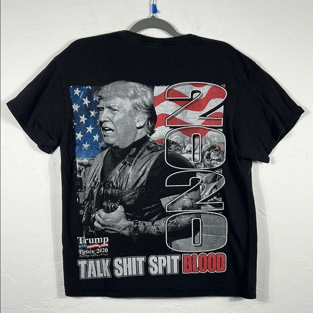 🔥 PRESIDENT TRUMP 2020 Graphic Tee - Future Vintage Grail - Men Sz LARGE - GUC